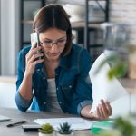 woman phonebill