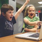 kids on computer