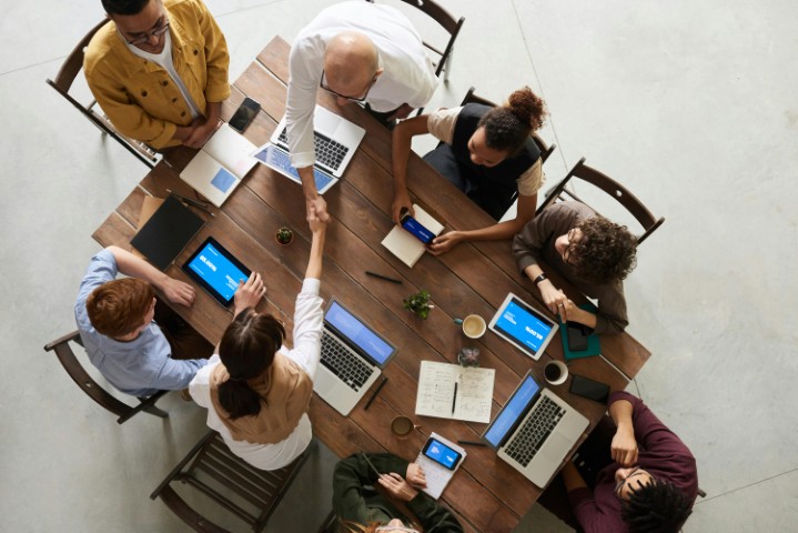 office group aerial