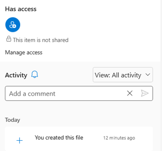 onedrive activity